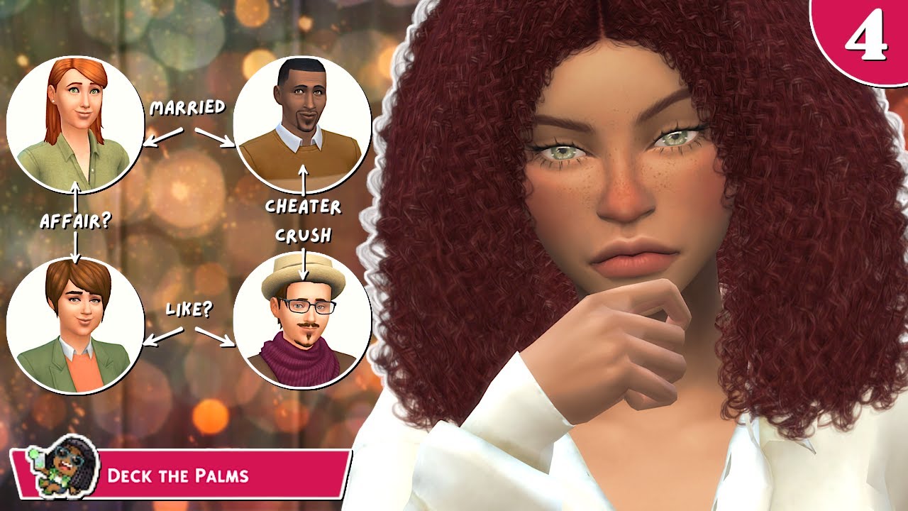 SIMS 4: Украшаем пальмы 🌴 | День 4 | Столько драмы