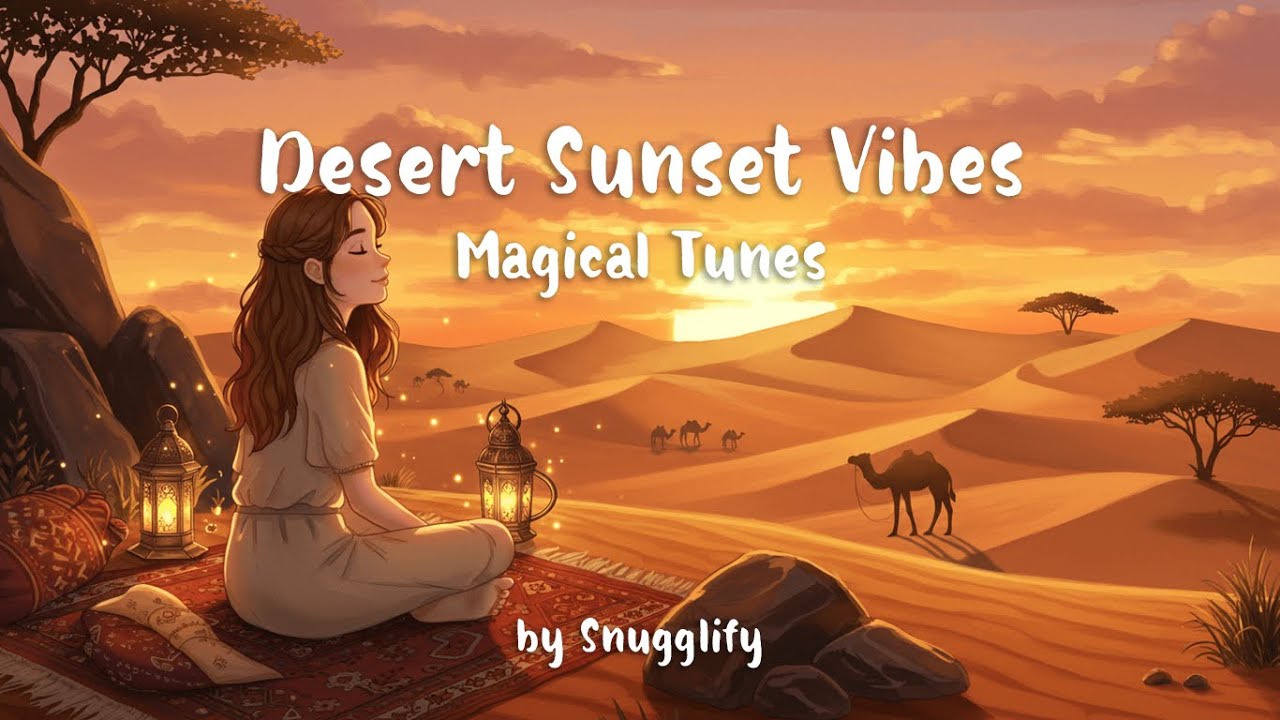 Desert Sunset 🌅 | Warm & Magical Lofi Chillout