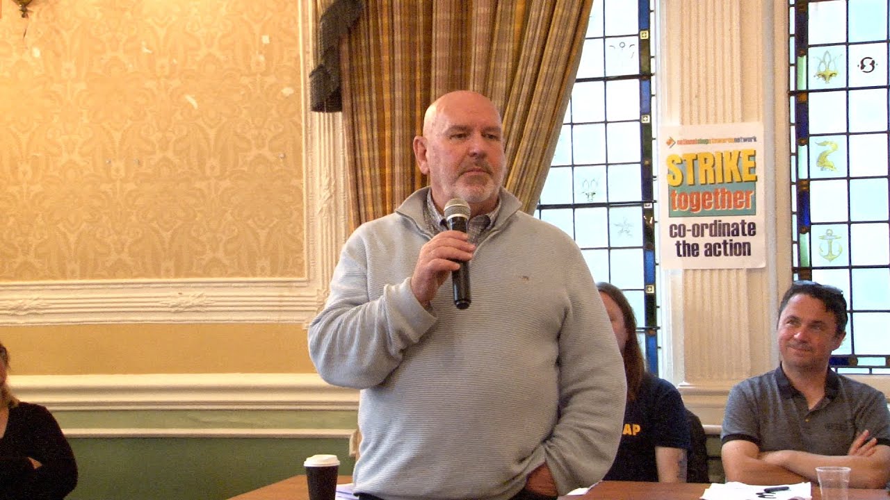 Mick Whelan, ASLEF General Secretary, NSSN TUC lobby