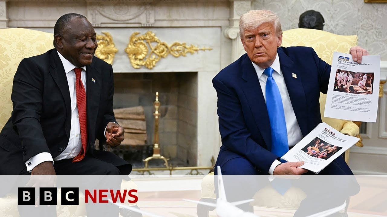 Donald Trump's &lsquo;white genocide&rsquo; in South Africa claims fact-checked | BBC News