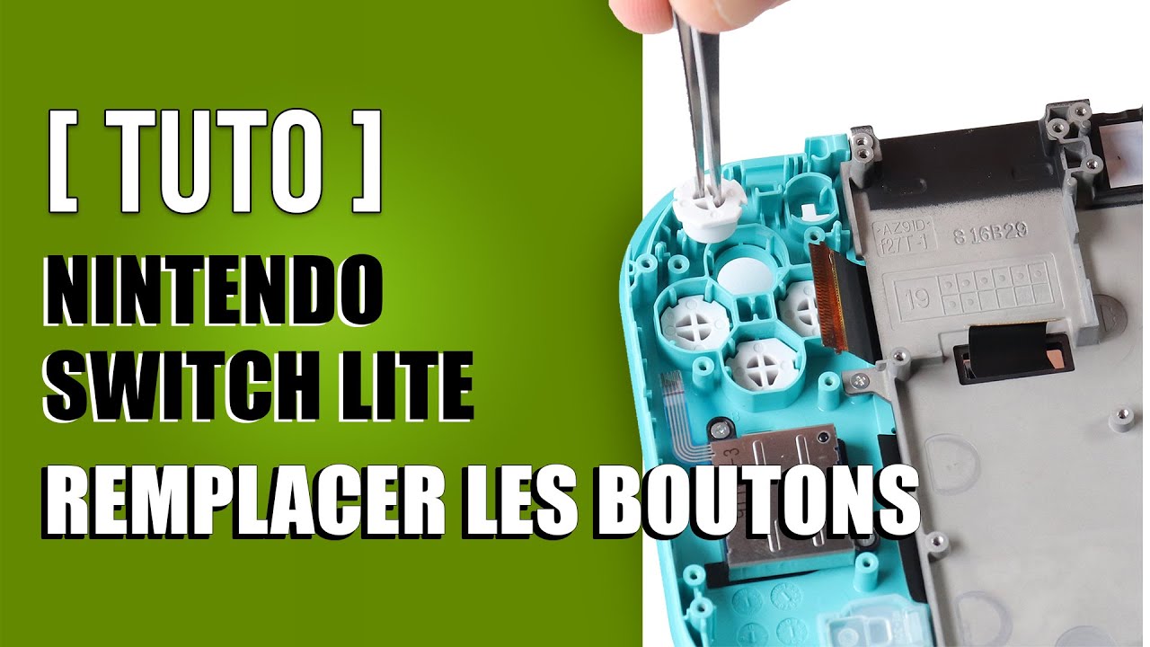 Comment remplacer les boutons Nintendo switch lite