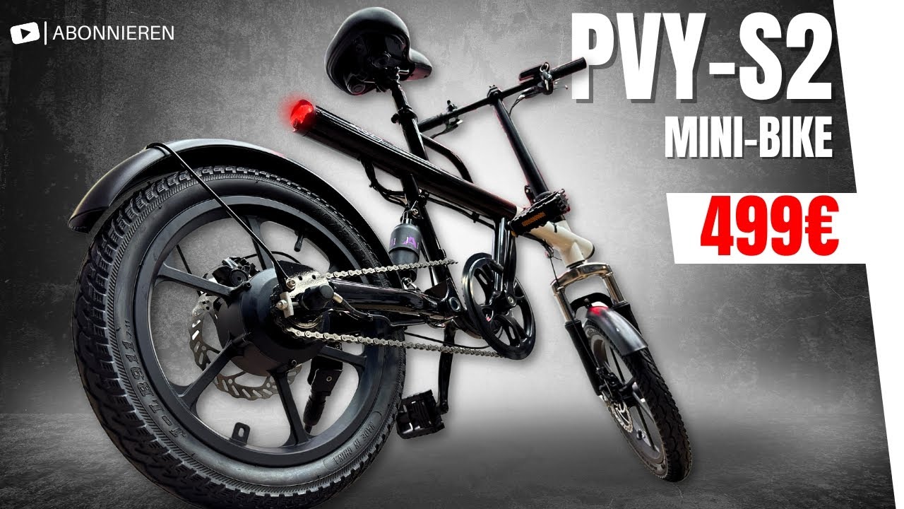 ⚡ MINI EBIKE FÜR 499€ ⚡ Lohnt sich die Anschaffung? 🚴‍♀️💨 #minibike #günstig #test #ebike #pvys2