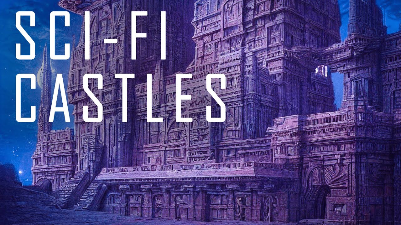 SCI-FI CASTLES  with epic sci-fi music in the background | AI generated Slideshow | Stable Diffusion