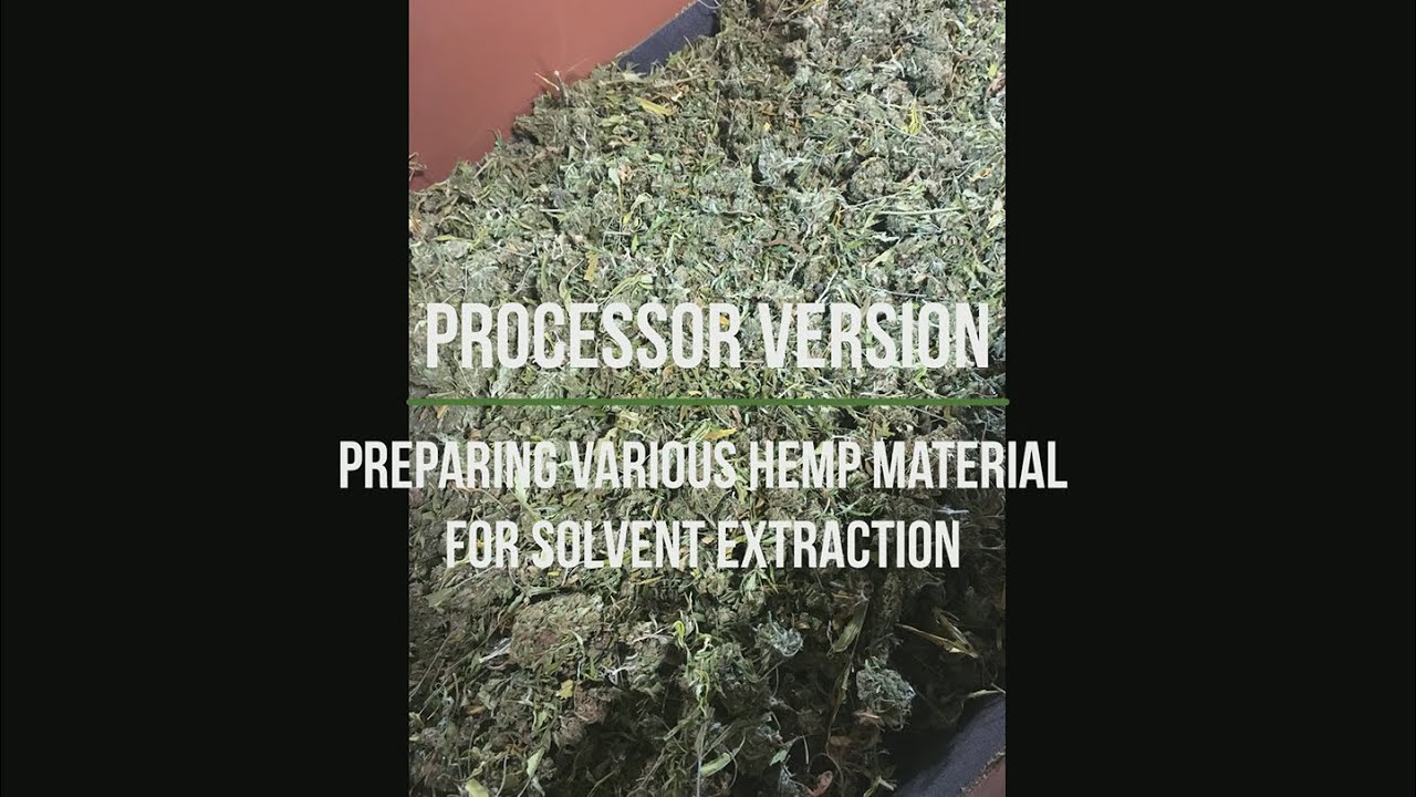 Hemp Stripping and Debudding for Processing Facilities
