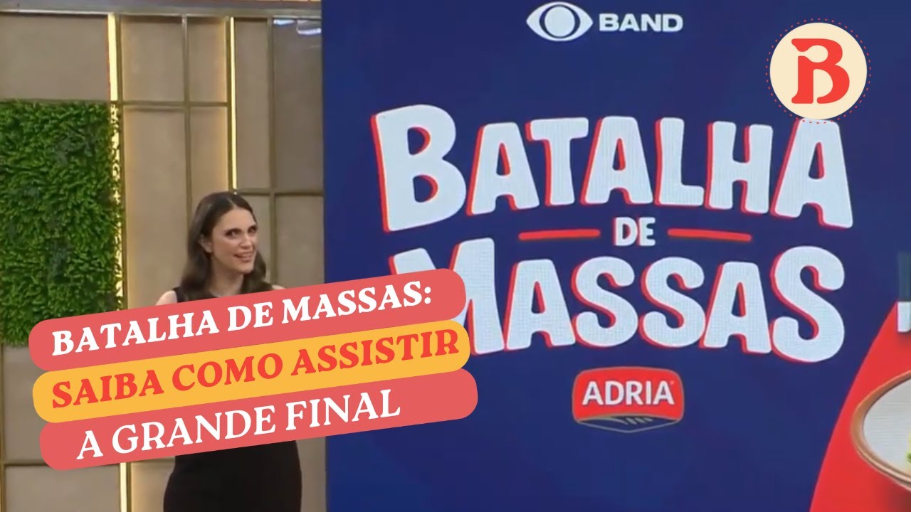 Batalha de Massas: sabe como assistir a final do reality da Band