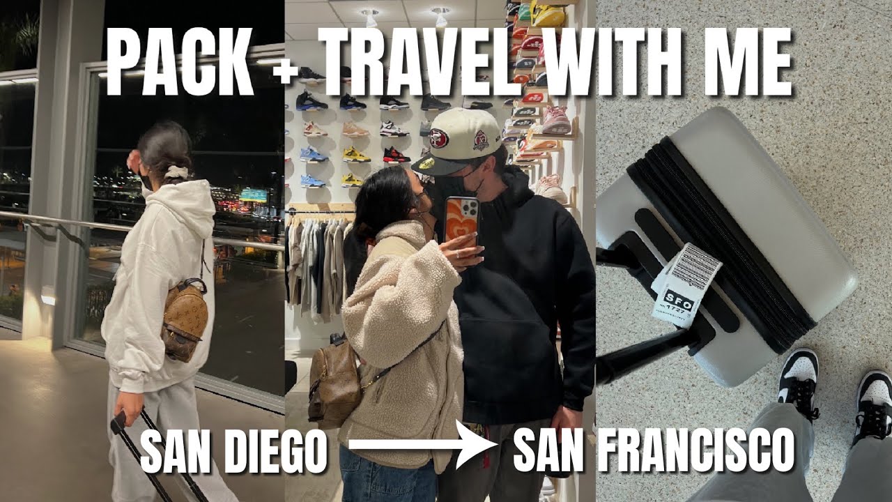 pack + travel with me to go visit my long distance BOYFRIEND!