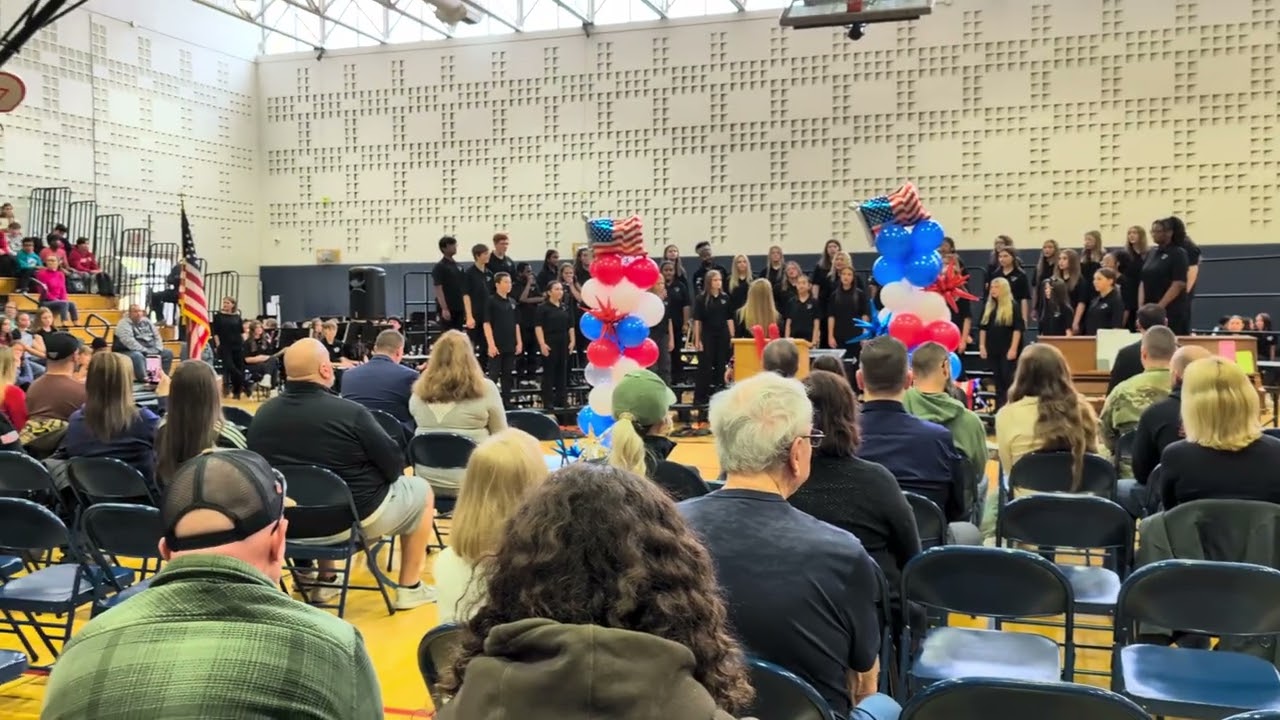 Veterans Day choir concert 2025 @ fort zumwalt West Middle School 