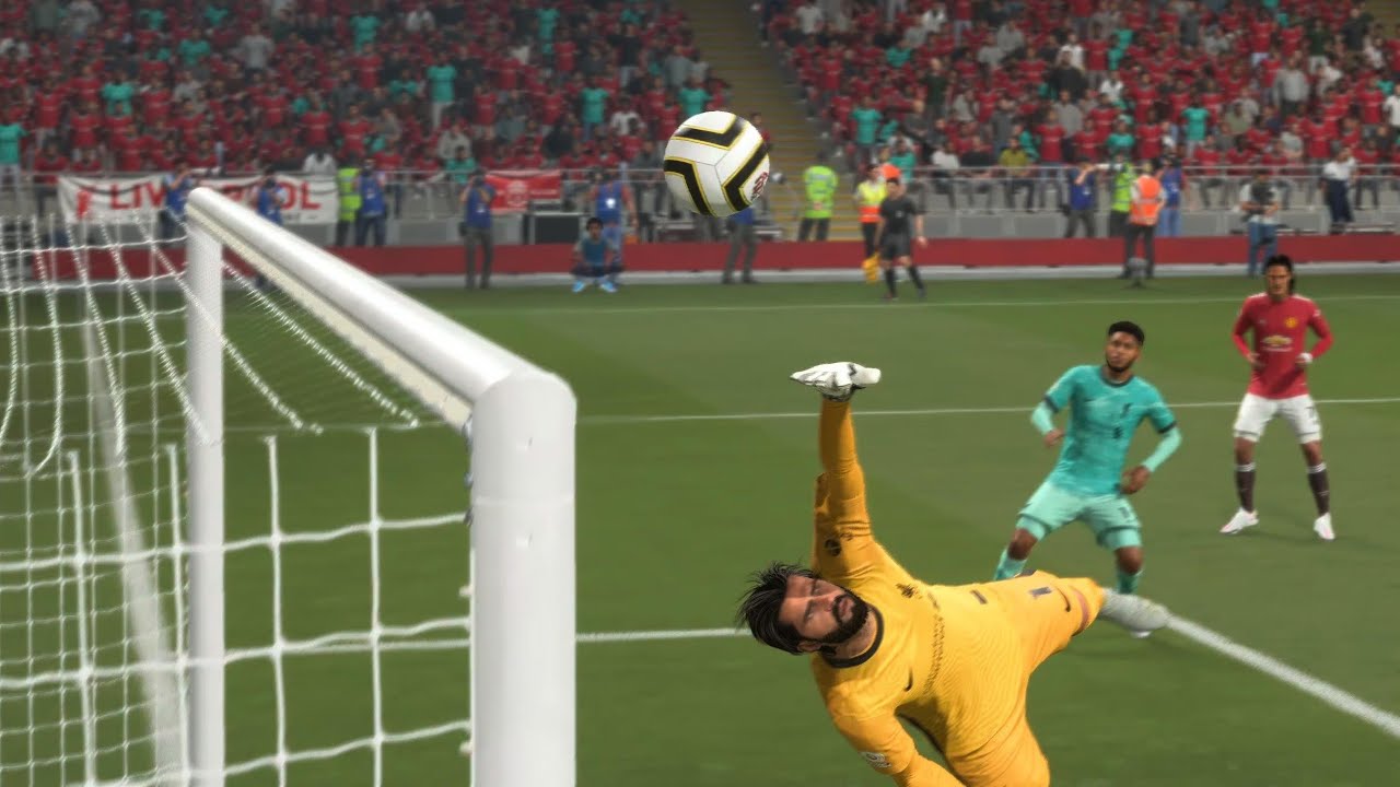 FIFA 21 PS5 - Cavani scores stunning chip at Anfield | online seasons
