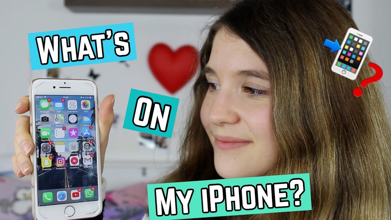 WHAT'S ON MY IPHONE 7 ITA || Valeria Vedovatti