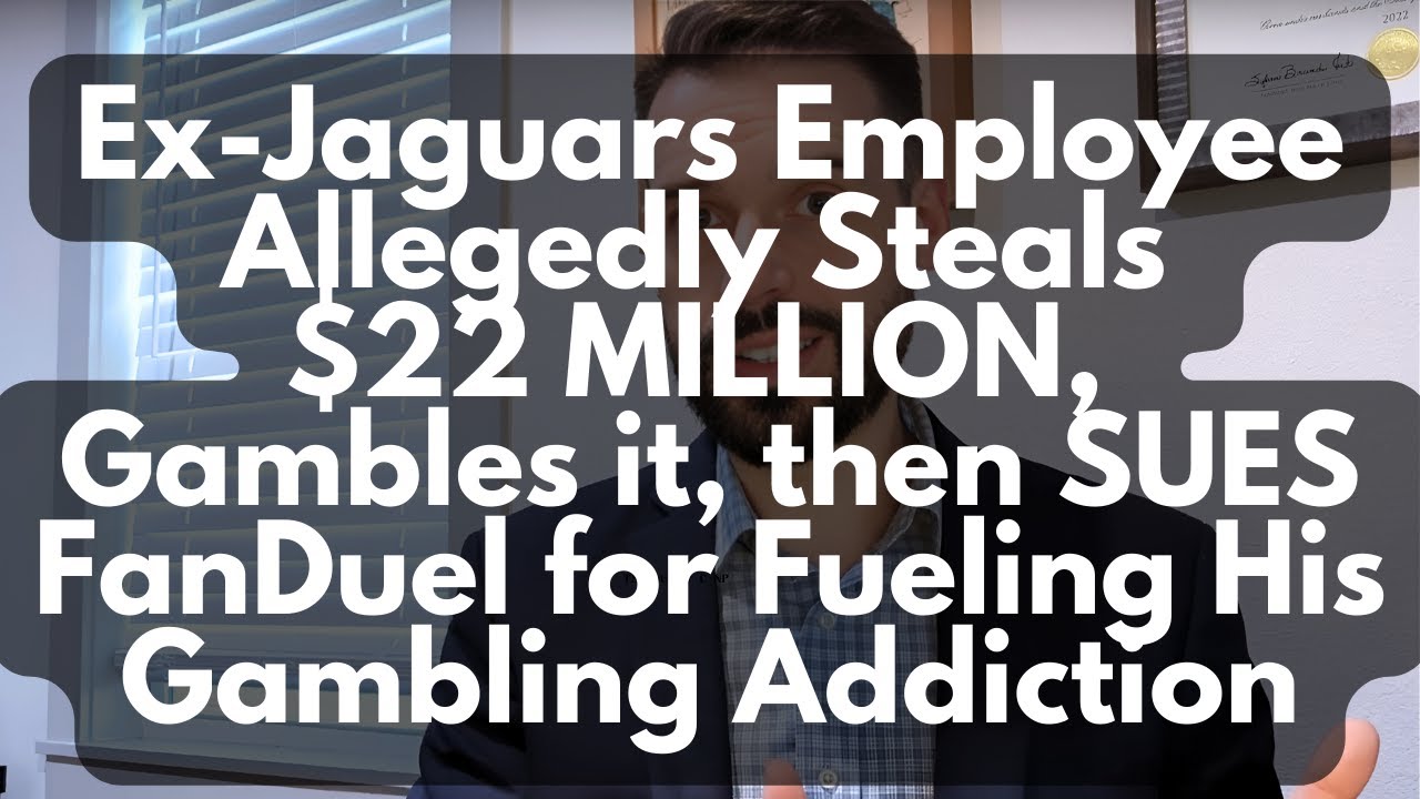 Ex-Jaguars Employee Sues FanDuel for $250M After Stealing $22M for Gambling Addiction