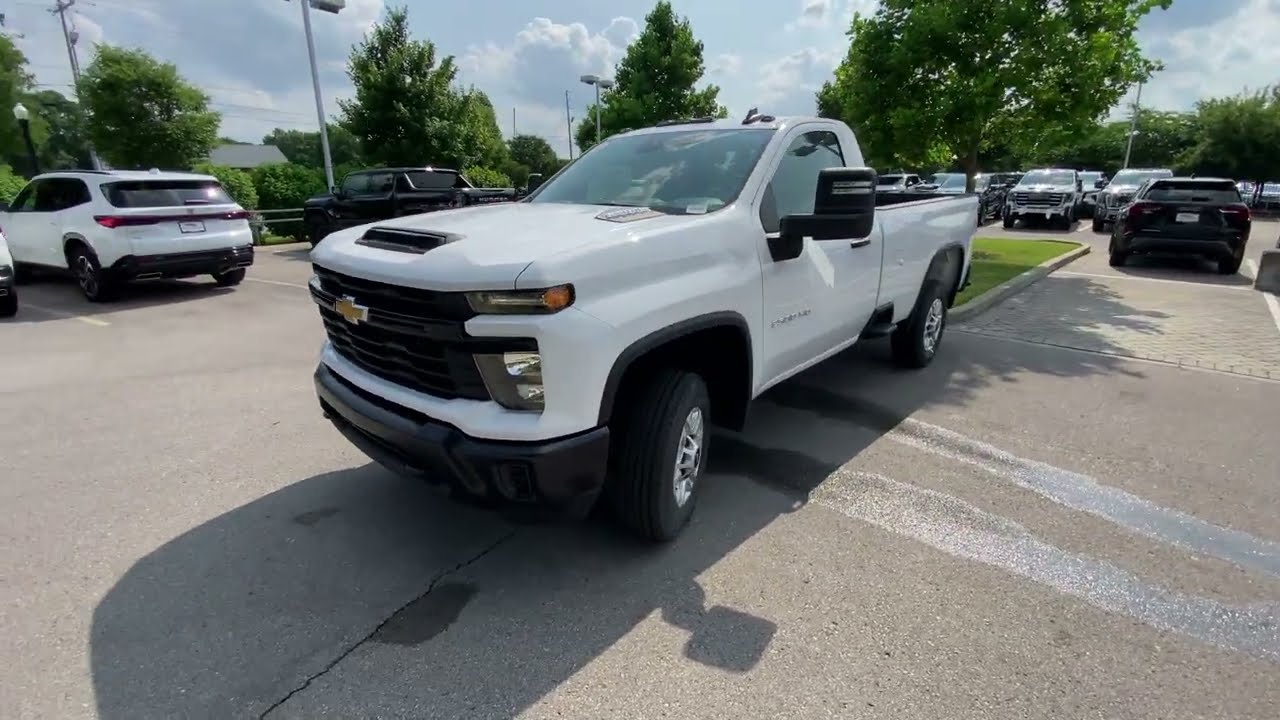 2025 Chevy Silverado 2500HD WT Reg Cab Gas POV Test Drive & Review