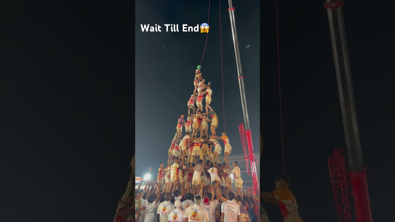 Biggest Dahi Handi in Mumbai 2023😍❤️ #dahihandi #jaijawangovindapathak #krishna