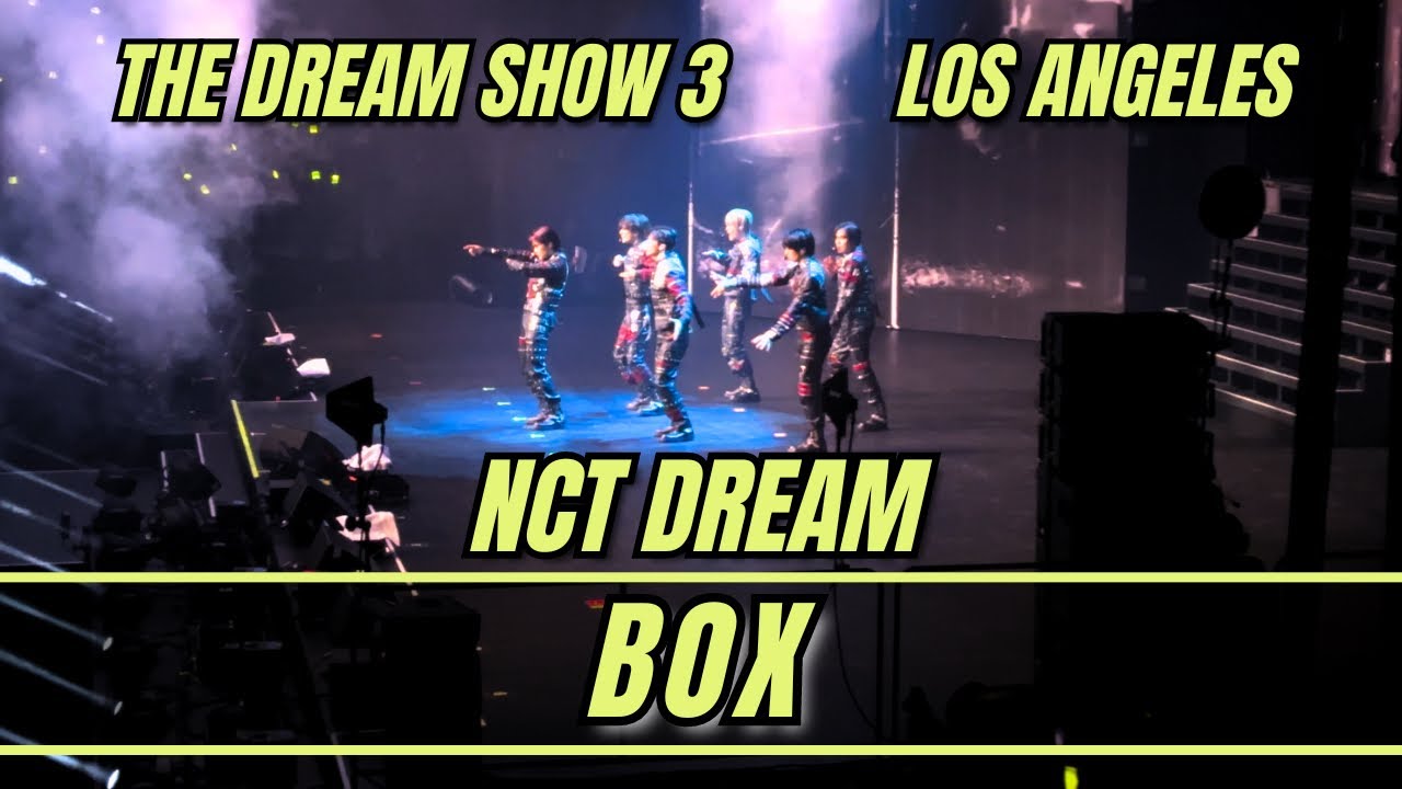 NCT DREAM ‘BOX’ The Dream Show 3 in LA Los Angeles 2024 #nctdream #nct #kpop #thedereamshow3