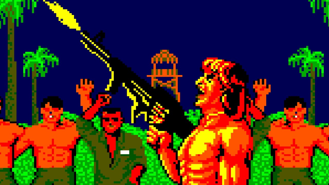 Рэмбо: Первая кровь, часть II (Master System) Все боссы (без получения урона)