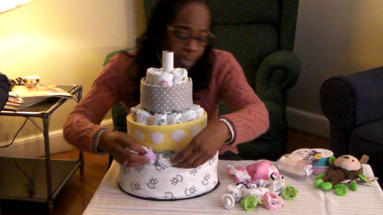 How To Make a Diaper Cake