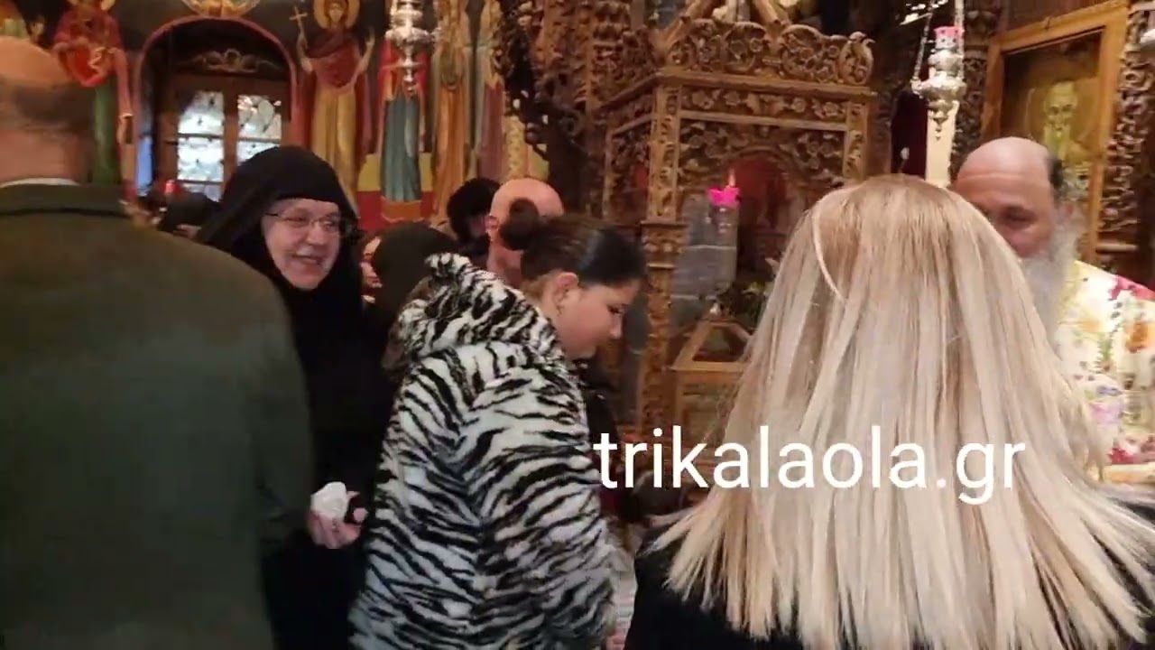 Μετέωρα Ιερά Μονή Αγίου Στεφάνου εορτασμός πανηγυρική αρχιερατική θεία λειτουργία Παρασκ. 27-12-2024