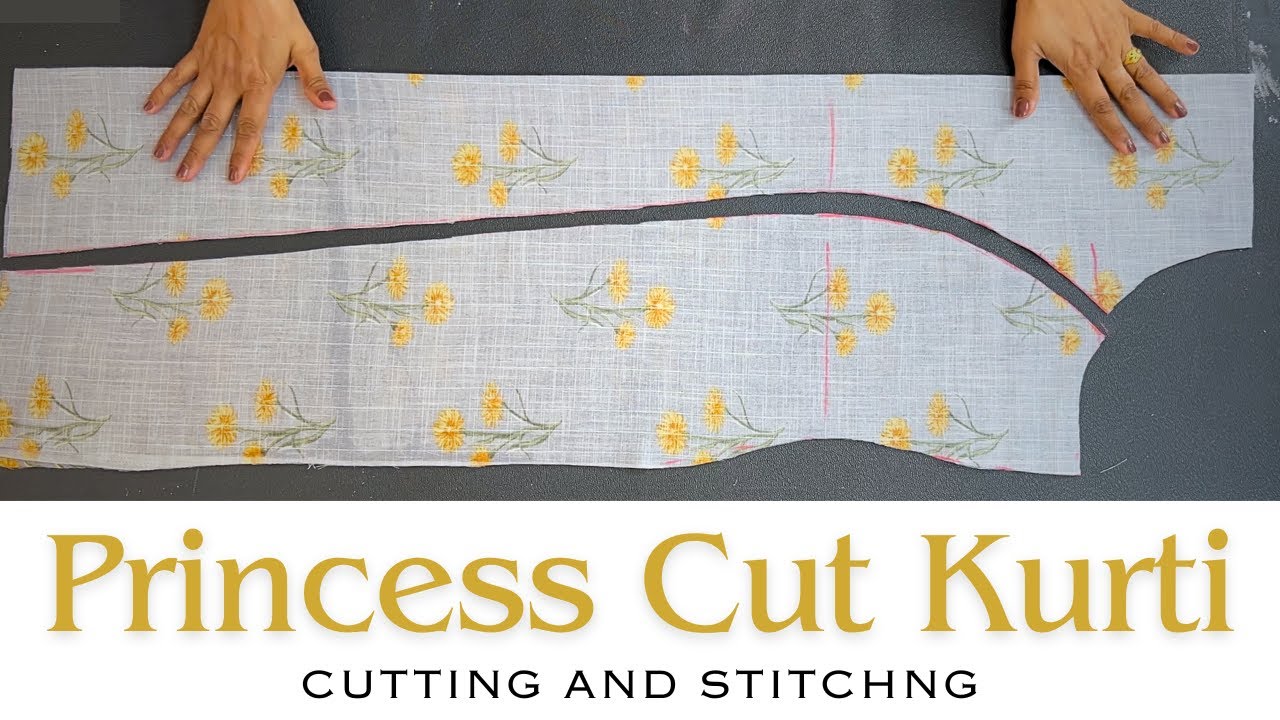 Princess Cut Kurti Cutting and Stitching | How to Make Princess Cut Kurti |