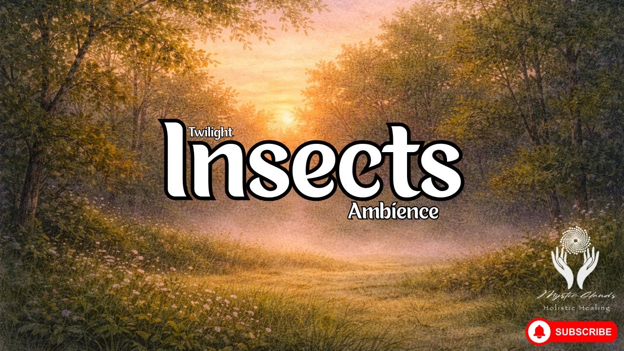 Twilight Insects Ambience | Peaceful Evening Sounds for Deep Relaxation and Sleep