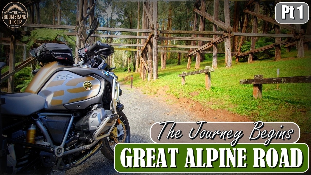 Part 1 - Great Alpine Road Motorcycle Tour - Healesville, Noojee to Bruthen - BMW R1250 GS Adventure