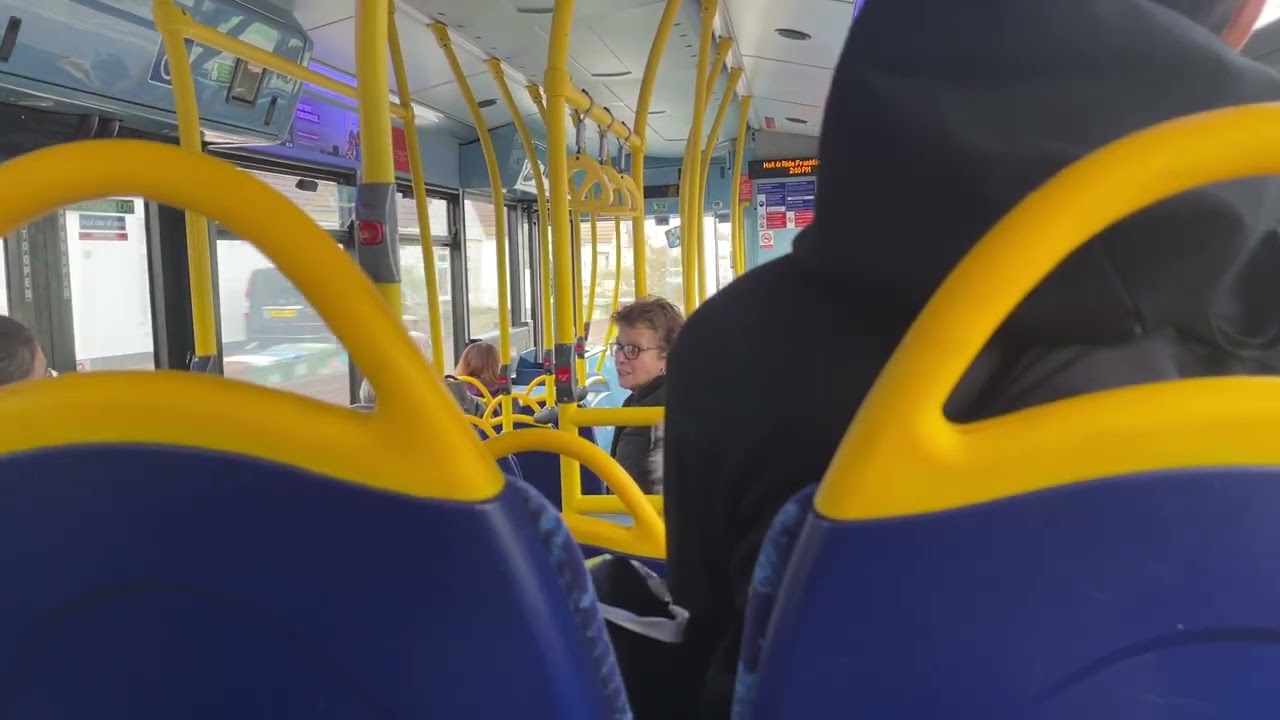 London Bus Vlog #483: Come On! Kick! KICKDOWN!!! | Route B12 (SE128 YX61BXD)