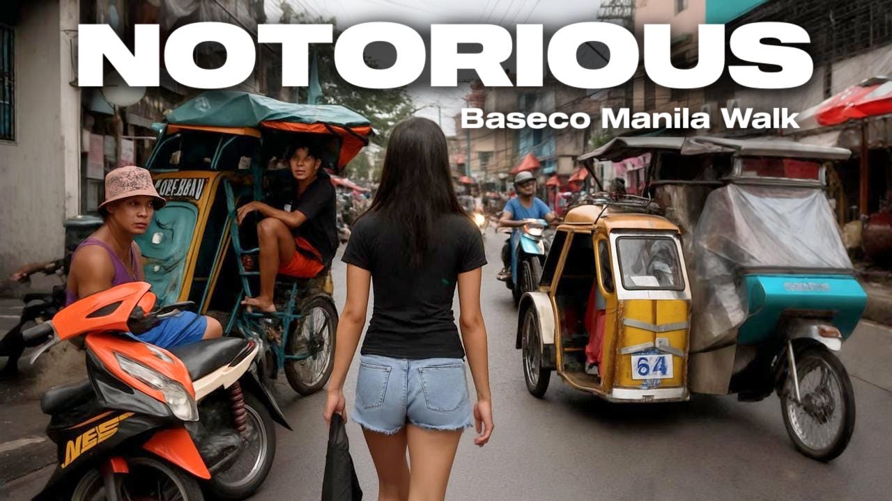 Walking Notorious BASECO in Port Area Manila Philippines [4K HDR]