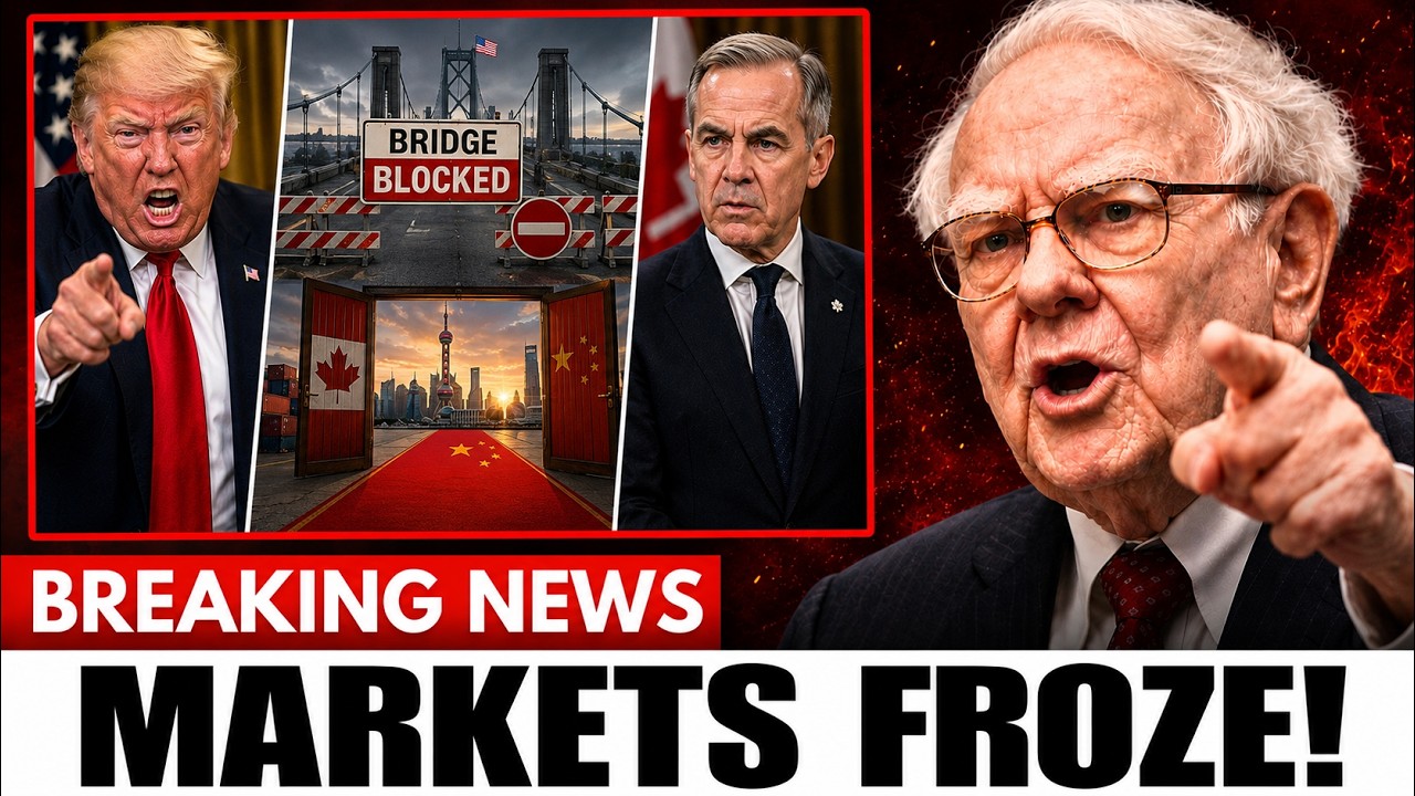 BREAKING Trump Blocked the Bridge Carney Opened a Door to China Instead Markets Froze  Buffett React