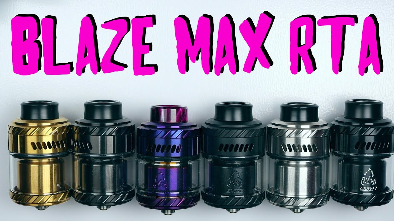 Blaze Max RTA Mike Vapes x ThunderHead Creations + Wicking Tutorial