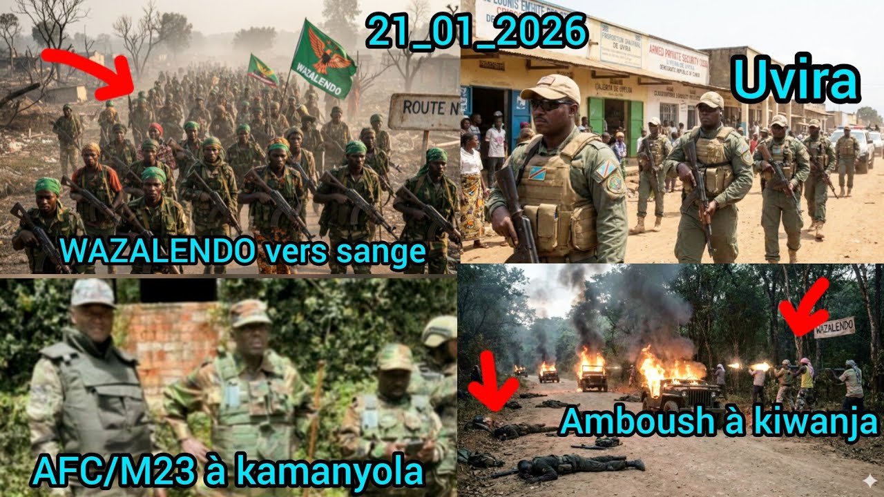 21_01 HABARI ZA KWELI ASUBUI YA LEO KUTOKA UVIRA_KILIBA_SANGE_KAMANYOLA FAHAMU KINACHO ENDELEA HAPO 