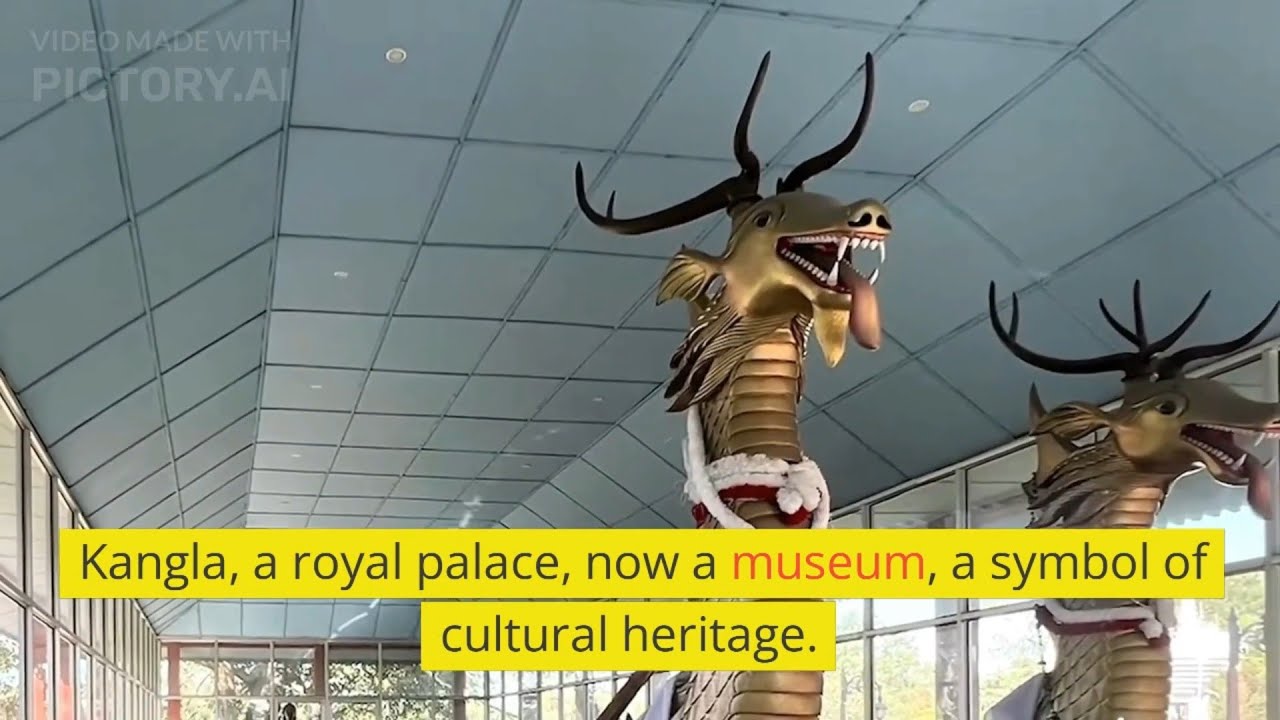 Kangla, located in the heart of Imphal, is a palace and fortress complex in Manipur, India