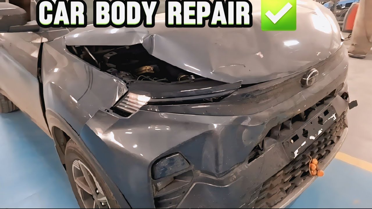 Restoration a new Tata Nexon | After Front Side collision || Car repair kaise Kiya jata he
