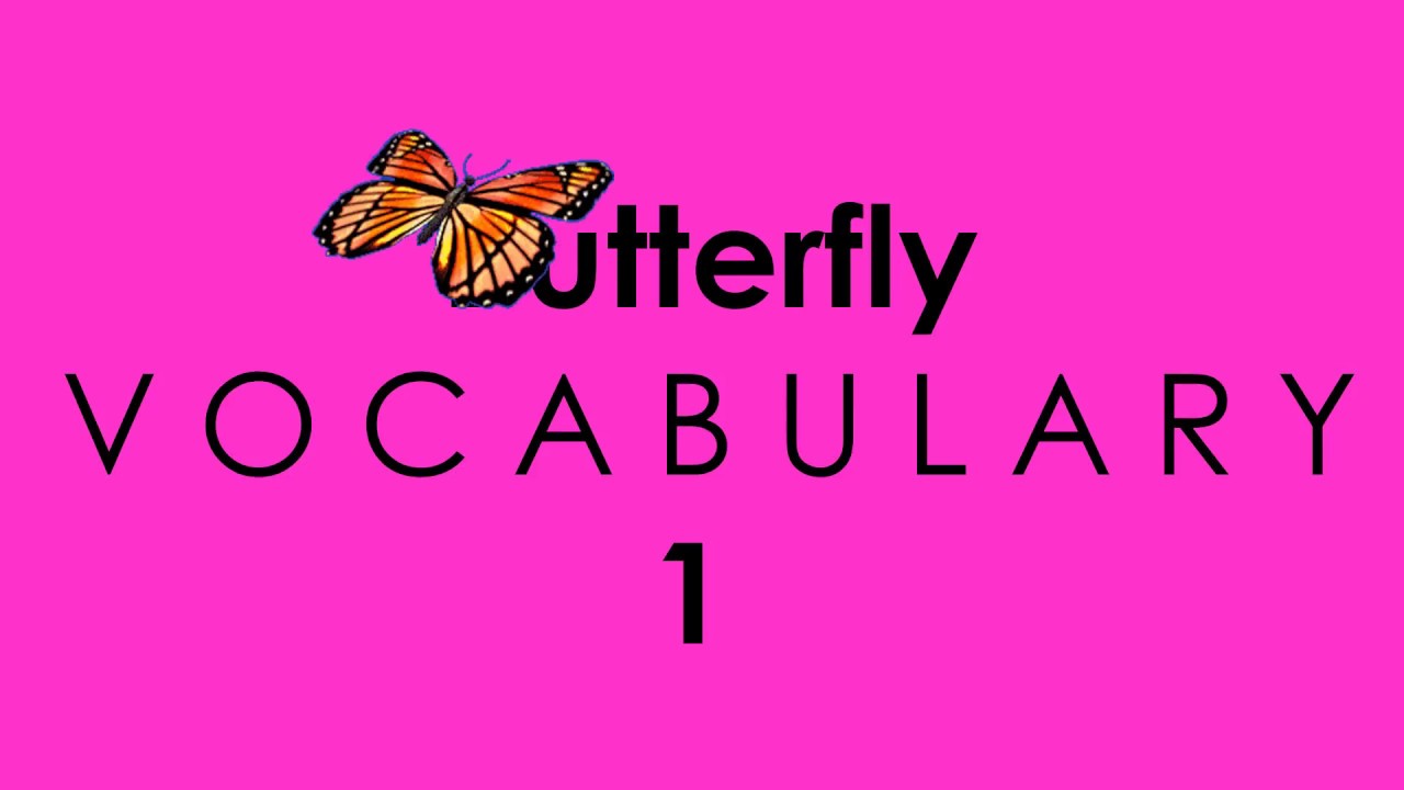 butterfly V O C A B U L A R Y   1