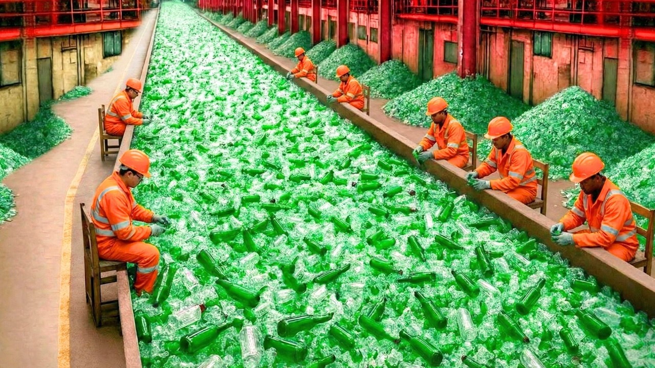 HOW IT’S MADE: 130 MILLION TONS OF RECYCLED GLASS TURN INTO BRAND-NEW GLASS