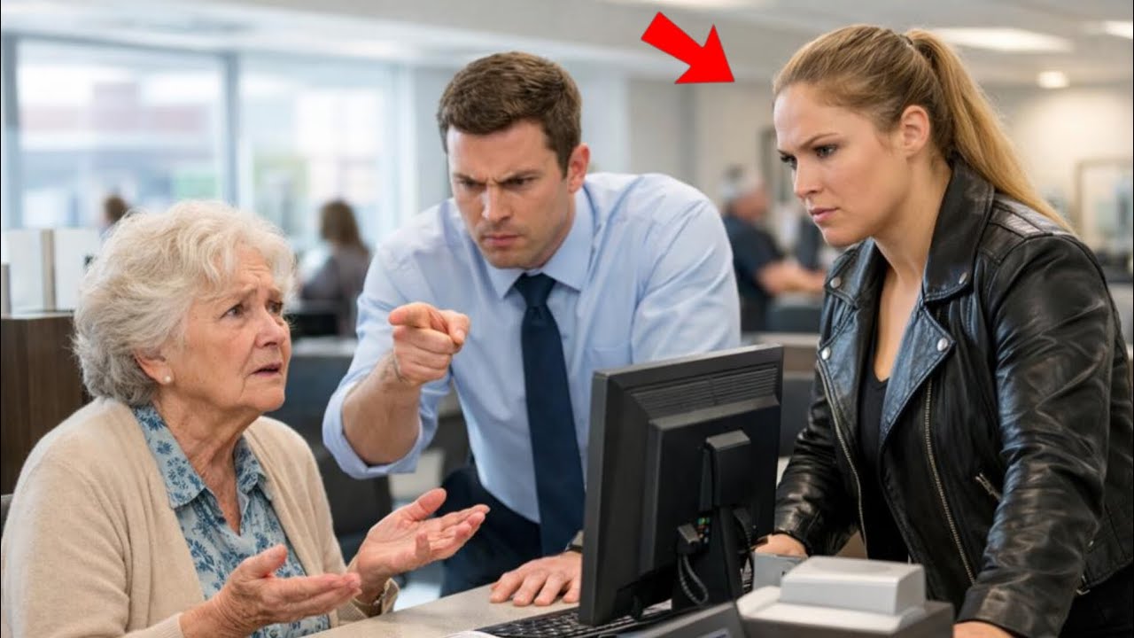 A Teller Accused an Elderly Widow of Fraud — Ronda Rousey asked for Compliance 