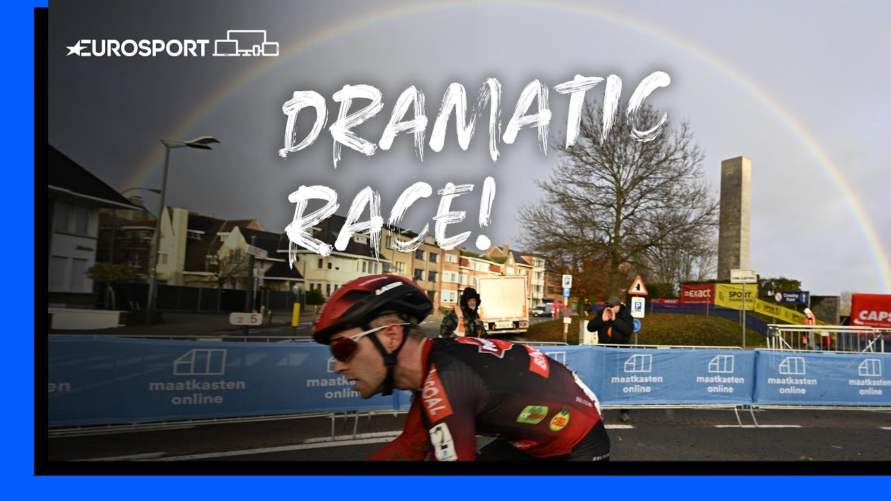 DRAMATIC RACE! 🔥 | Cyclo-Cross X2O Badkamers Trofee Kortrijk Men's Highlights | Eurosport