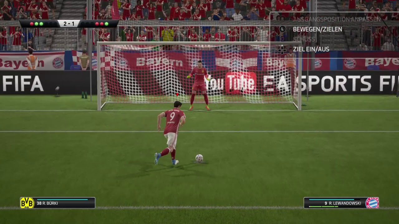 FIFA 17 Elfmeterschießen- Bayern München vs Dortmund