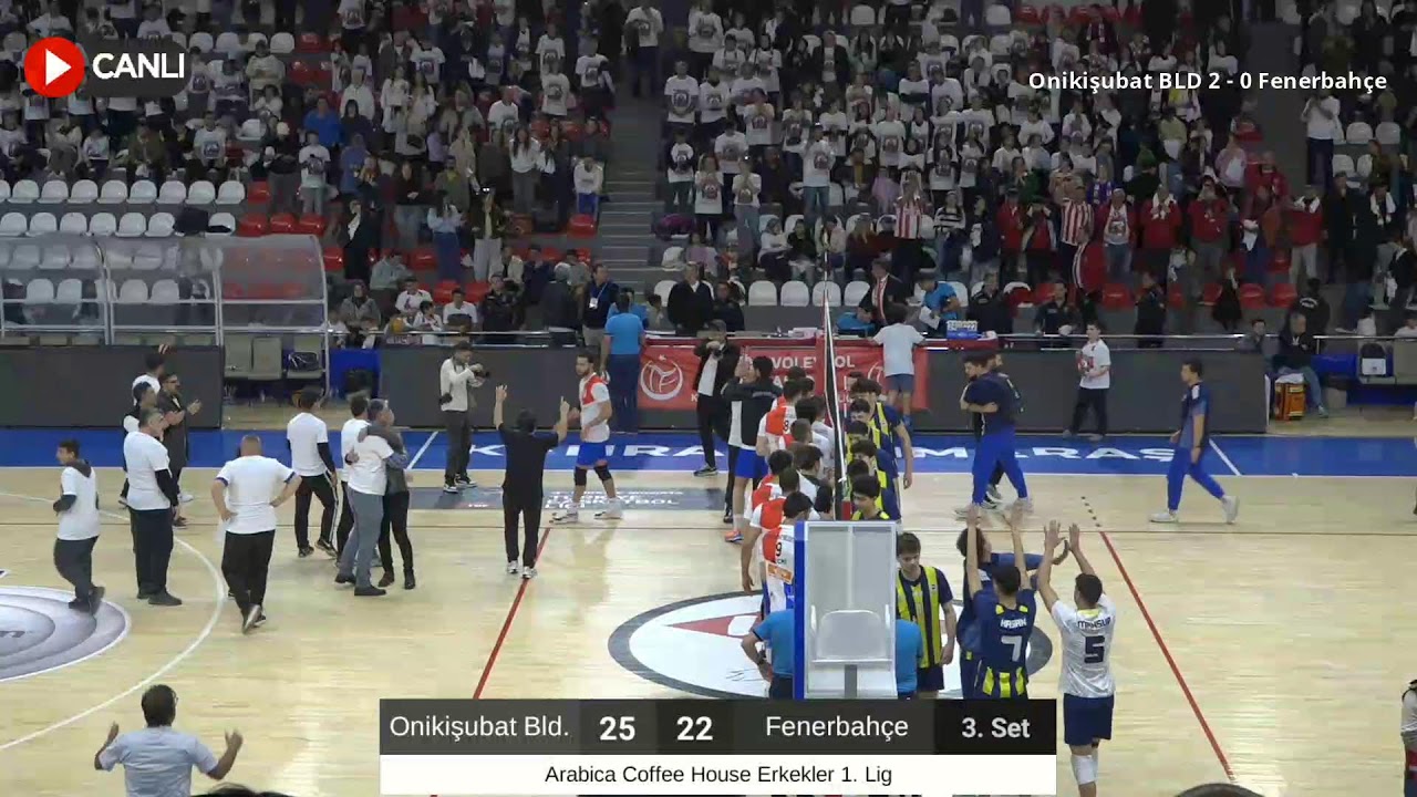 Arabica Coffee House Erkekler 1. Lig / Onikişubat Bld. Spor - Fenerbahçe #canlı