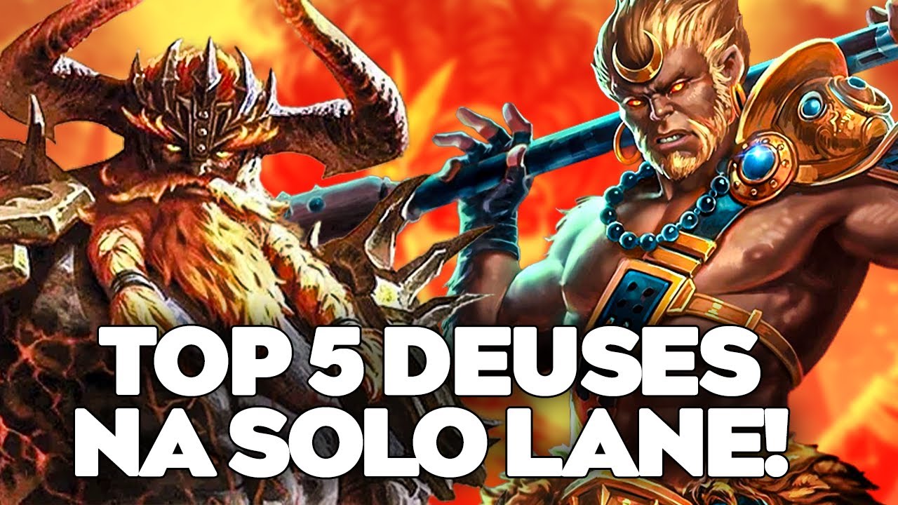 QUAIS OS MELHORES DEUSES DO SMITE? | TOP 5 GODS NA SOLO