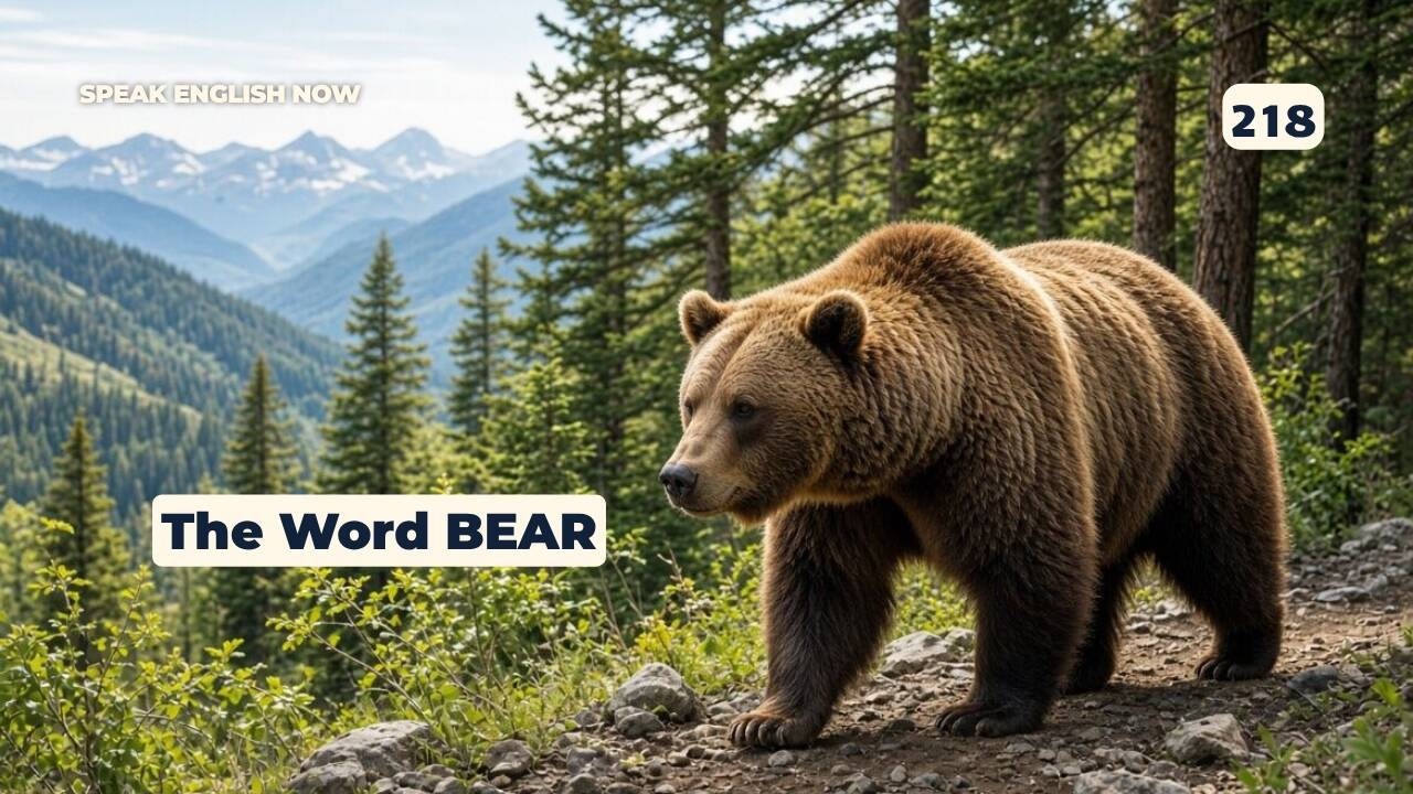 218 The word Bear in English