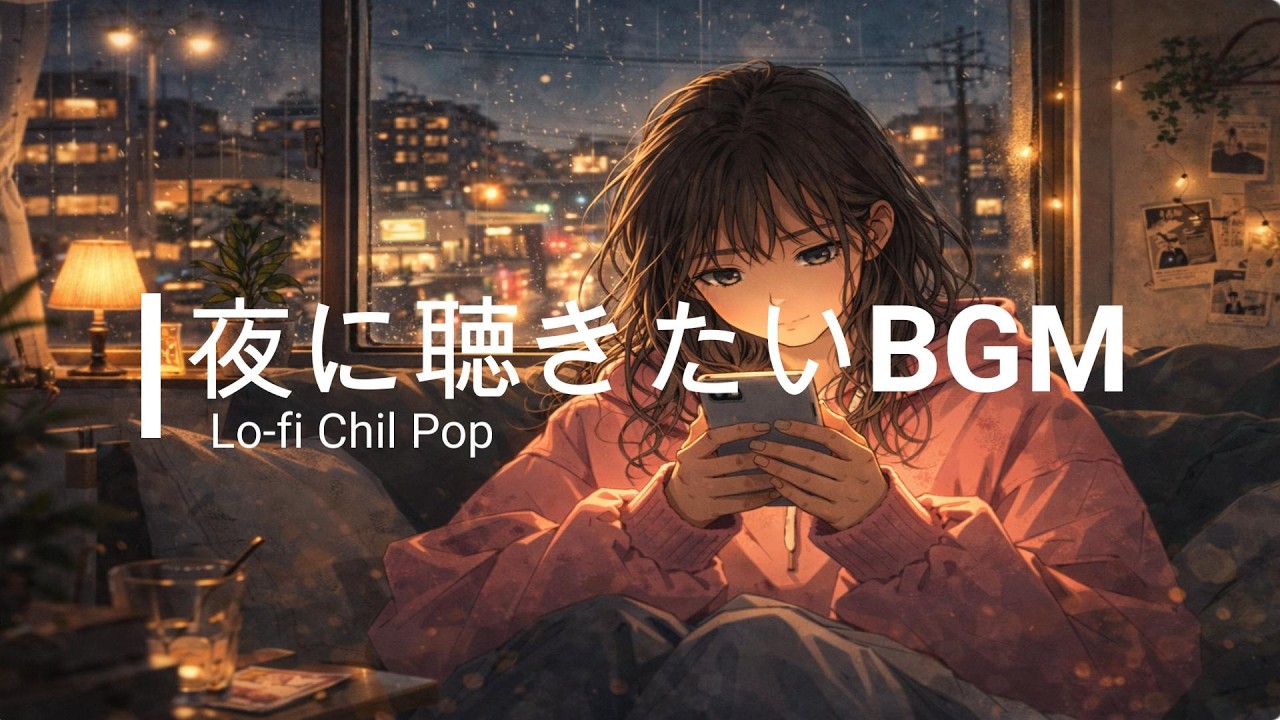 【勉強・作業用BGM】夜勉強・集中したい時に聴くBGM｜Lo-fi Hip hop/RELAX/Work/House Pop Mix/通勤・作業用BGM・仕事・掃除・リラックス・チル