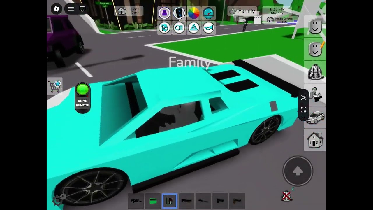Roblox POV car crash Brookhaven