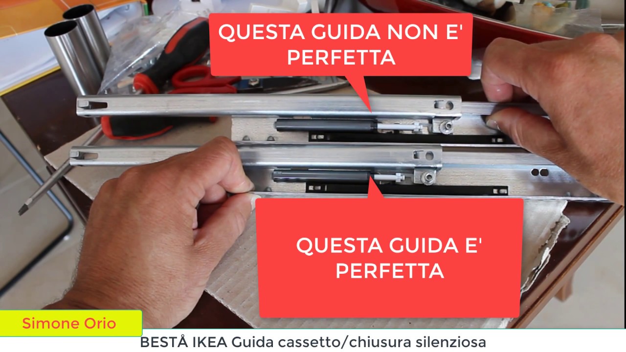 🗽 BESTÅ IKEA Guida cassetto Drawer runner ⛱