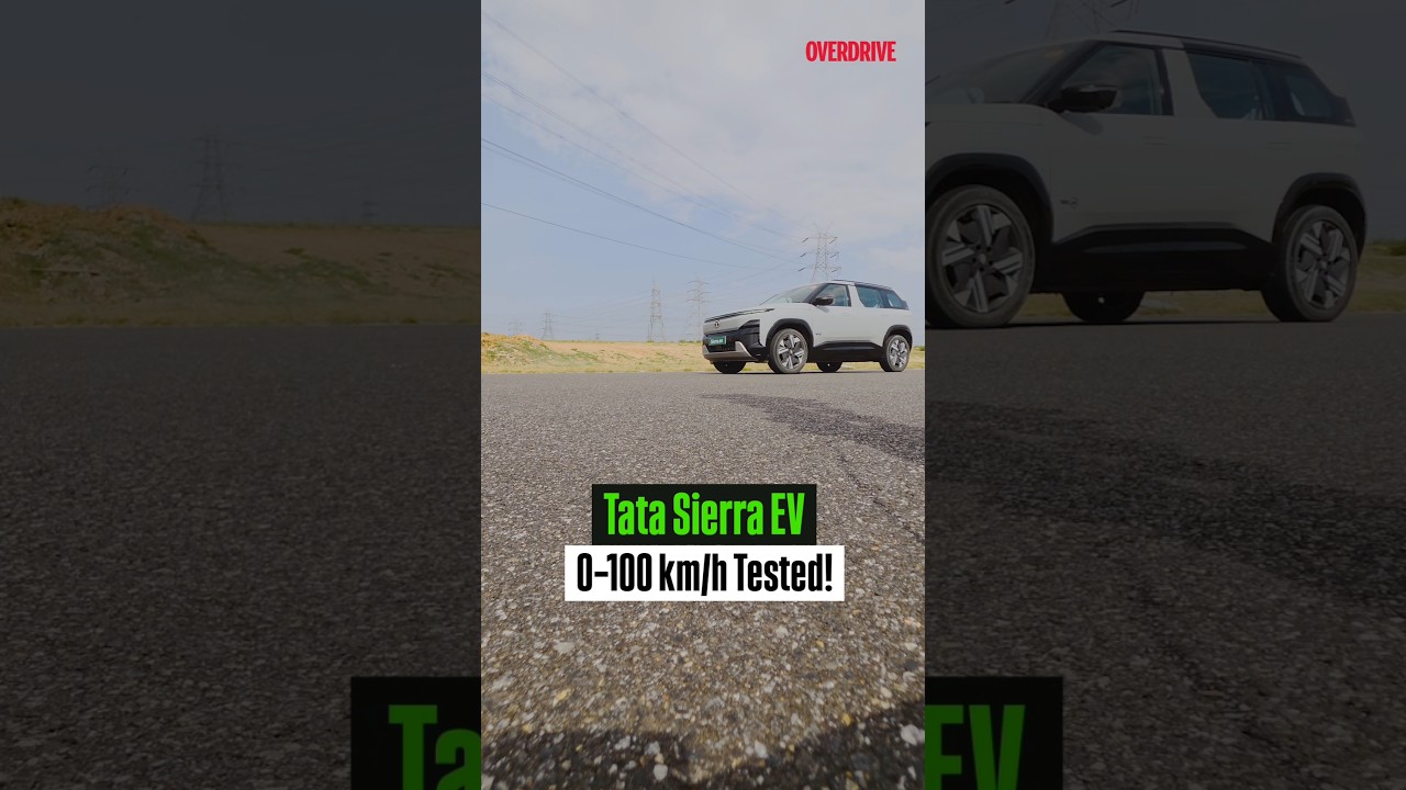 Tata Sierra EV | 0&ndash;100 km/h Tested! #overdrive