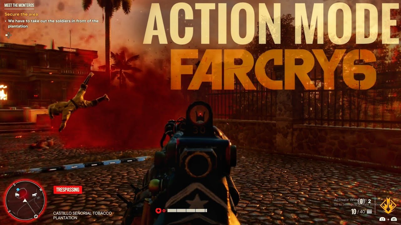 Far Cry 6 Combat Gameplay with Higher Difficulty (Action Mode)