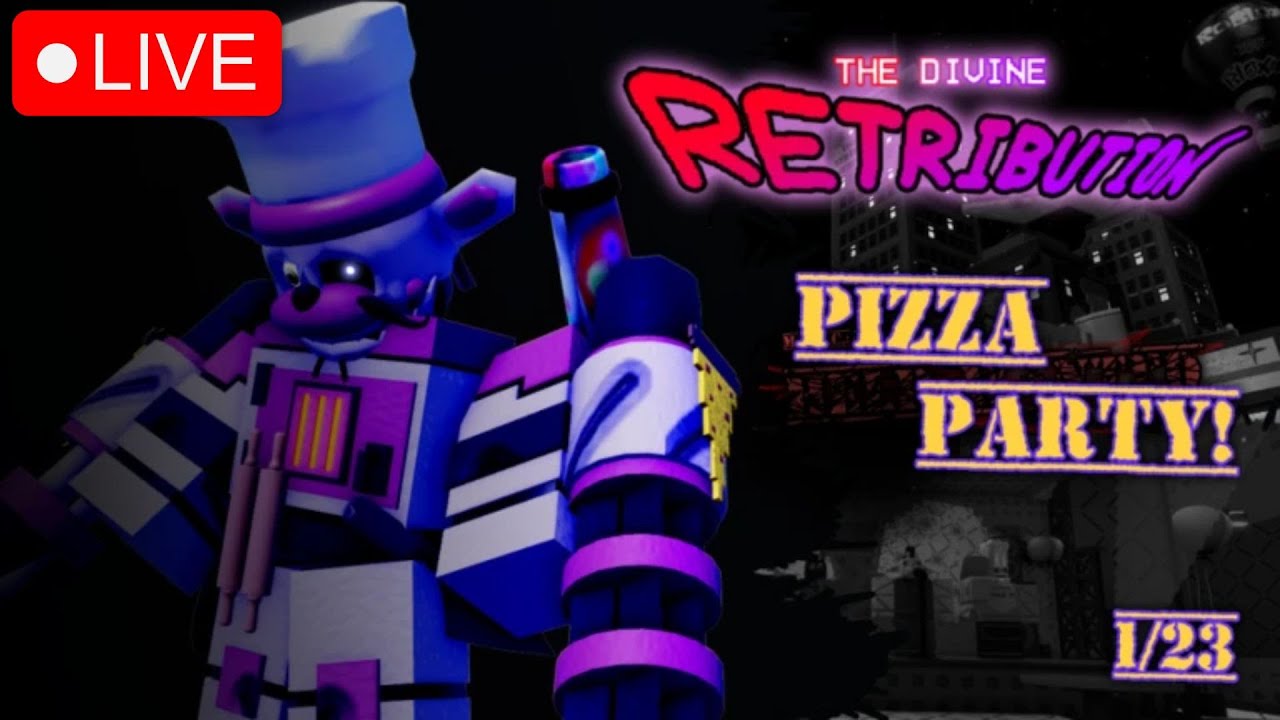THE PIZZA PARTY EVENT IS FINALLY HERE... fr this time | ROBLOX - RETRIBUTION (🔴LIVE)