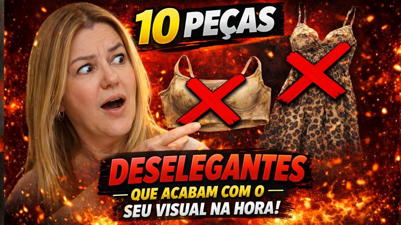 10 PEÇAS DESELEGANTES QUE ACABAM COM O SEU VISUAL