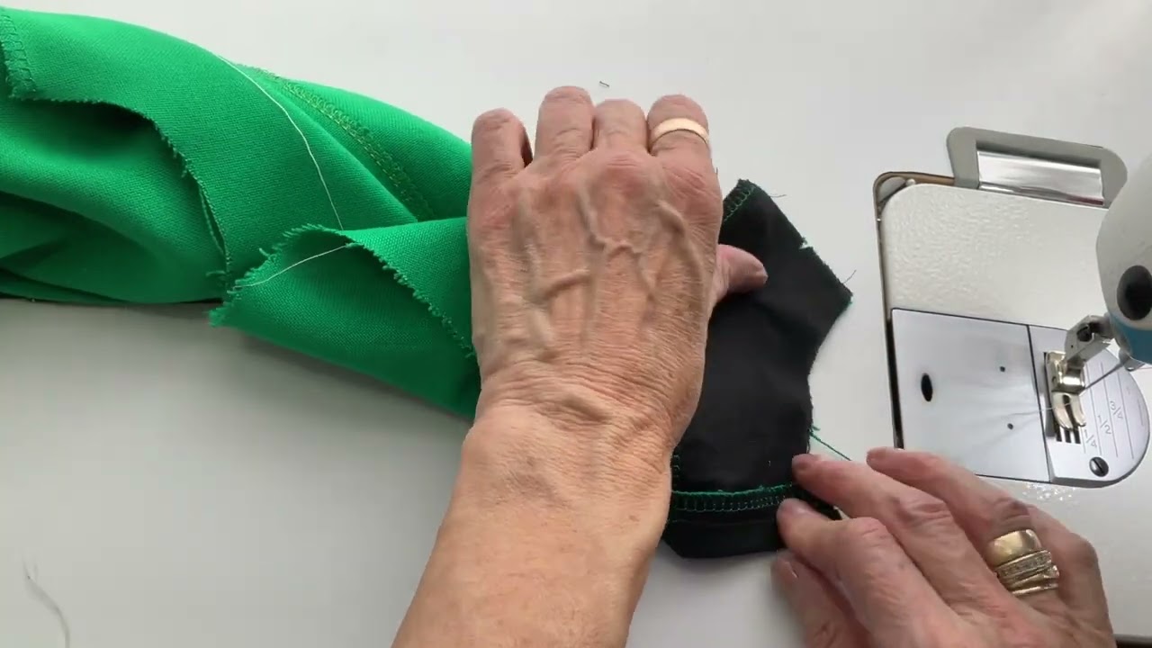 How to sew a lapped dress zip in a garment