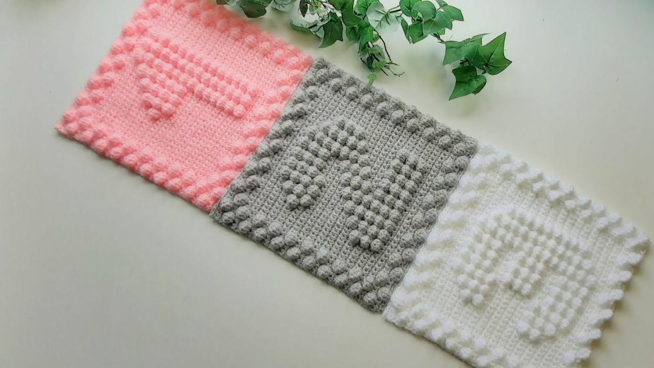 #easycrochet #bobblestich #numbers  123 ,follow along 🙂