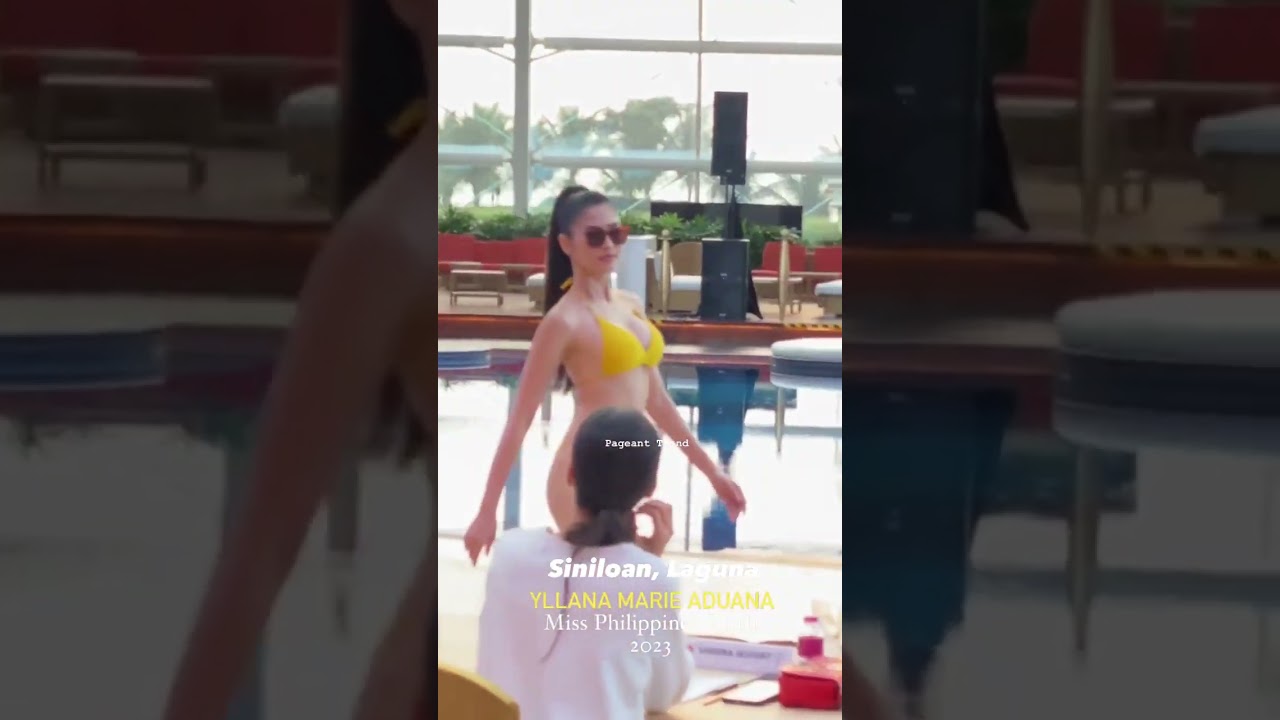 UWIAN NA MAY NANALO NA, MISS EARTH YLLANA MARIE ADUANA FROM SINILOAN LAGUNA DURING SWIMSUIT #shorts