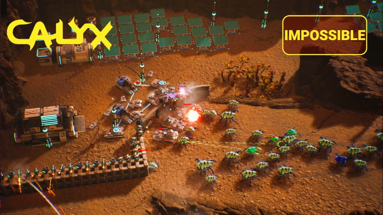 Calyx Gameplay - Stormy Skies - Impossible Difficulty