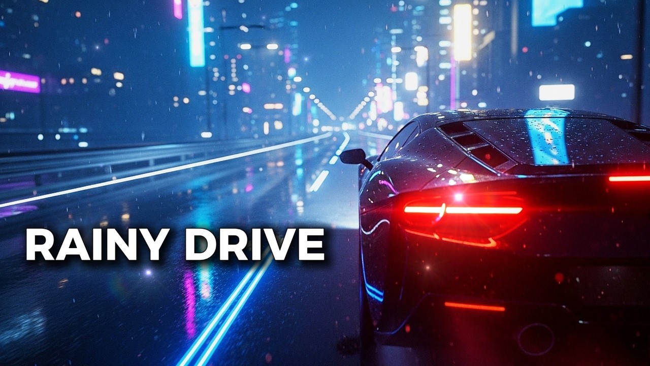 Night Drive Deep House #03 – Rainy Drive (3 Hour Mix)